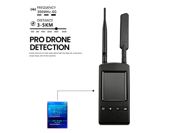 Handheld Drone Detector for Modern Battlefields – Portable UAV Detection System