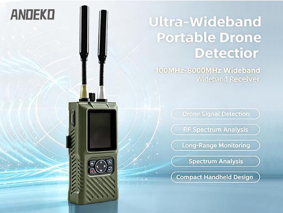 ANOEKO AOK-T8 Ultra-Wideband Portable Drone Detect