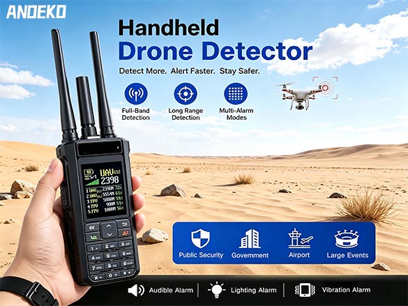 ANOEKO T13 Ultra-Wideband Portable Drone Detector 