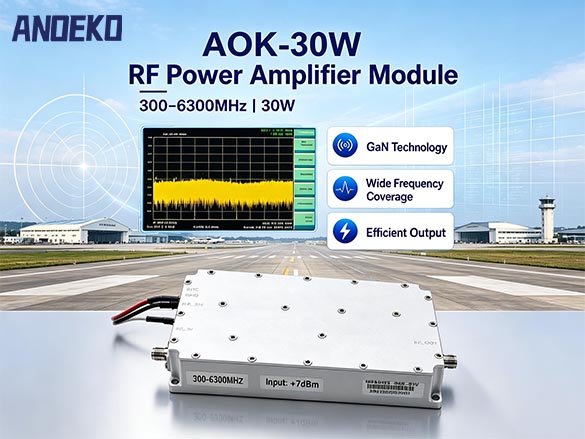 ANOEKO 300-6300MHz 30W Ultra-Wideband PA Module | 